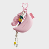 Mini EVA Banana Earbud Coin Pouch Keyring