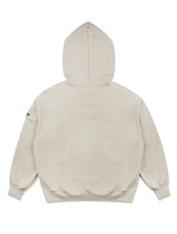 UNISEX Cargo Pocket DISPLACE Logo Hood Oatmeal(FCE1TS102M)