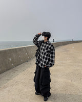 Retro Air Oversized Fit Check Shirt