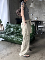 Pigment washing crop t-shirts(4color)