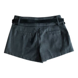 Belt line skirt pants