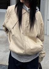  CROP TRENCH BLOUSON