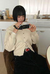 エッセンシャルラウンドニットカーディガン