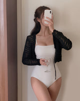 Af Punching Knit Cardigan