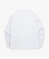 レーシング長袖Tシャツ ライトヘザーグレー