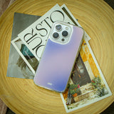 【MADE】Gradient translucent Jelly hard Phone case