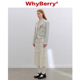 Why Berry 24SS "Colorful Shadow" ダブルレイヤーレースケーキスカート