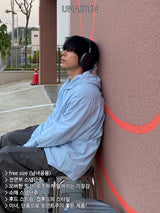 Snap Nylon Cap Hoodie 4C