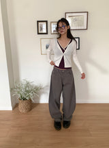 WOOL V-NECK CARDIGAN (5C)