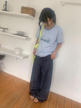 AC Non-Fade Summer Wide Denim Pants