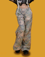 military string wide pants