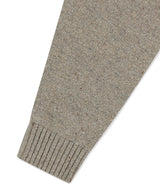 BASIC LOGO NEP KNIT SWEATER