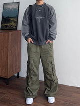 Star Raglan Pigment Sweatshirt (2color) (No.994)