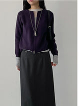 Hachi Raglan Knit Zip-Up Cardigan