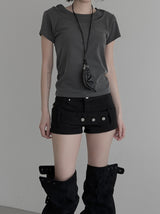 Trick Belt Cotton Shorts