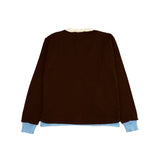 ルーメン レイヤードカーディガン - チョコブルー Size 1