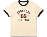 エッセンシャルスタンダード半袖リンガーTシャツ ビンテージクリーム