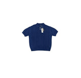 LMN フィッシャー 3 ボタンケーブル半袖ニット (6 colors)