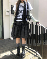 ペレウドットフリルミディスカート