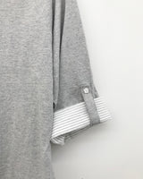 Bta ロールアップ 3/4 スリーブTシャツ(2color)