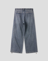 DRASLOW TRACK WIDE DENIM PANTS
