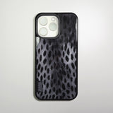 Wild Luxe Leopard Phone Case Shadow (BK_MagSafe Glass)