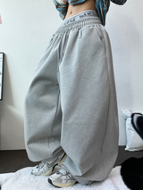BELT SNAP POINT BALLOON TRAINING PANTS 🩶🖤🤍3COLOR