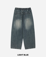 Block Panel Denim Pants