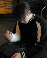 Nordi varsity knit zip-up 4C