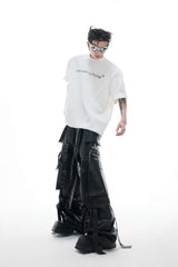 Spine Pleated Heavyweight Tee