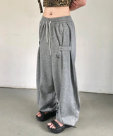 WEIR SIDE BUTTON SWEAT PANTS UNISEX (2COLOR)