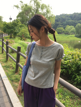 Bubble frill T-shirt (3color)