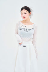 sheer logo TEE