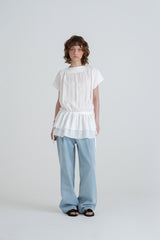 Sally string blouse_white