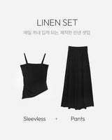 [MADE] Yue linen sleeveless & pants set