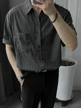 ASCLO Nylon Pigment Short Sleeve Shirt (5color)