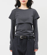 (W) Opening Layered Top (4color)