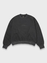 LIFE SWEATSHIRT PIGMENT DYED - CHARCOAL