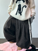 キュリタッピングトラックベルベットバルーンツータックバルーンパンツ 🤎🖤 3 カラーズ