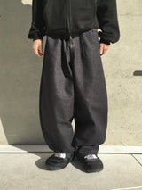 Shane Non-Fade Dart Balloon Denim Pants