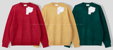  All Day Fire Wool Blend Round Knit