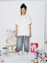 BUTTON TEE IVORY