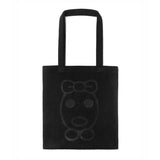 Small tote bag - Black denim