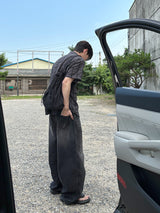 Double Cut denim pants