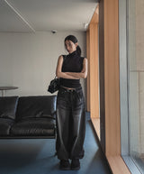 Luffy Laser Balloon Denim Pants