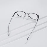 Knouun Round titanium glasses CODE. 102. B Navy