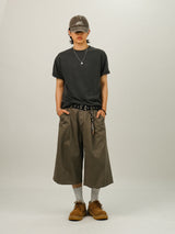 SE Cation Deep Pin-tuck Bermuda Pants