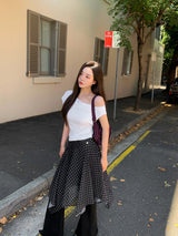 [ORIGINAL] Kia Unbalanced Layered Skirt