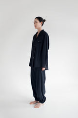 Stretch jogger pants, Navy