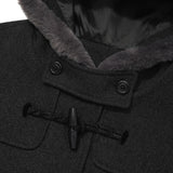 チェリークロップトグルショートコート [CHARCOAL]